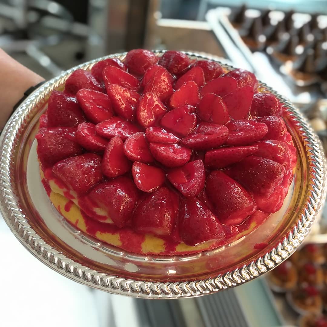 torta de frutillas